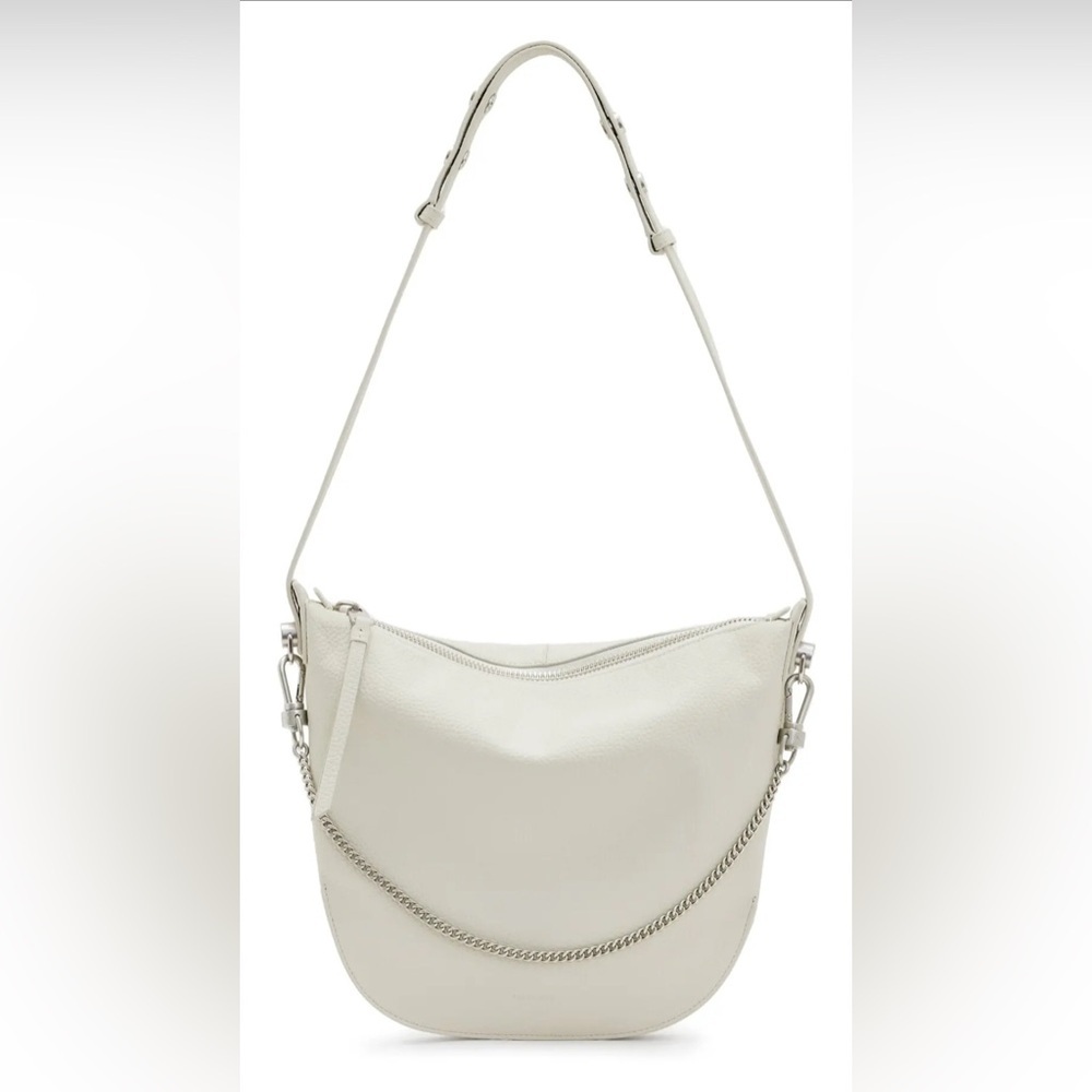 All Saints Leather Shoulder/Crossbody Bag - Picture 6 of 7